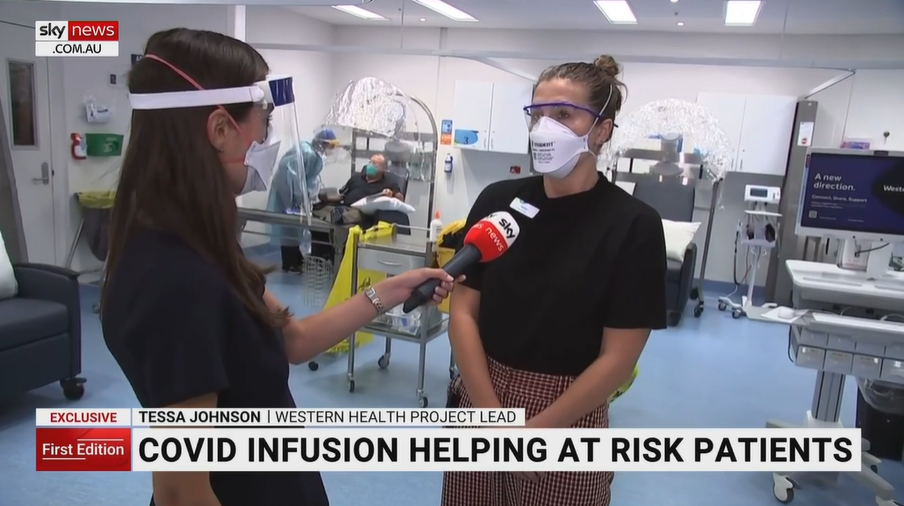 COVID infusion clinic - Sky News.PNG